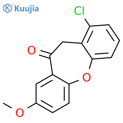 Dibenz[b,f]oxepin-10(11H)-one, 1-chloro-8-methoxy- structure