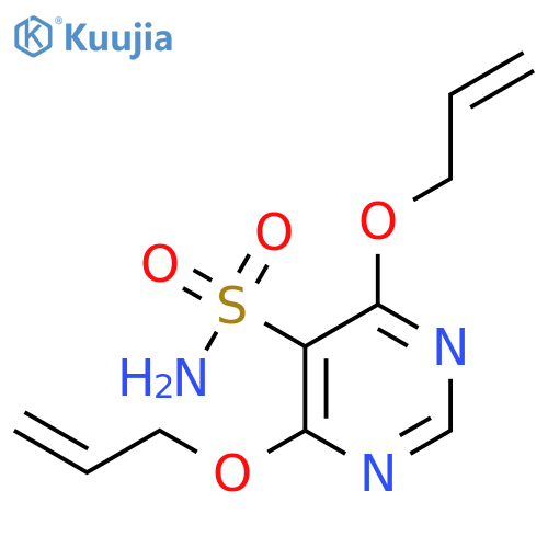 5-Pyrimidinesulfonamide, 4,6-bis(2-propenyloxy)- structure