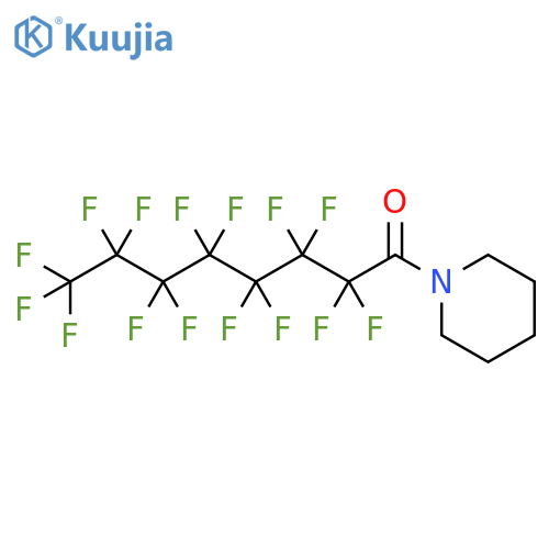 Piperidine,1-(2,2,3,3,4,4,5,5,6,6,7,7,8,8,8-pentadecafluoro-1-oxooctyl)- structure