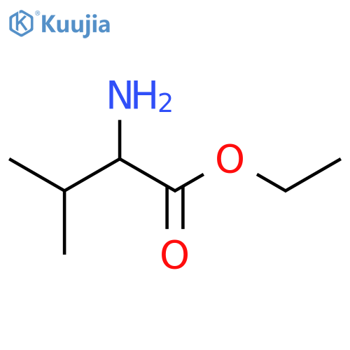 ethyl (2S)-2-amino-3-methylbutanoate structure