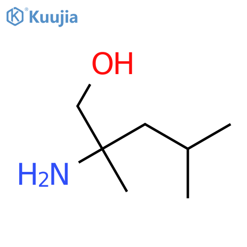 2-amino-2,4-dimethyl-pentan-1-ol structure