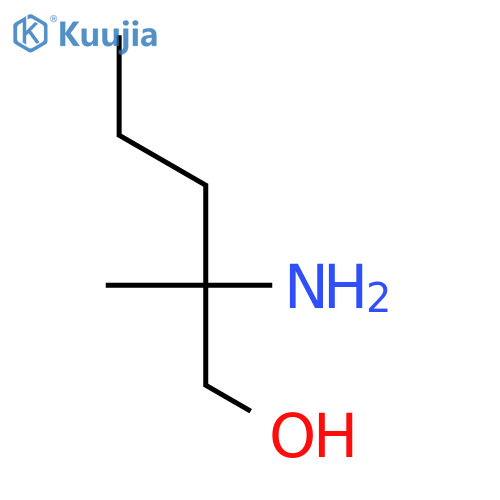 2-amino-2-methylpentan-1-ol structure