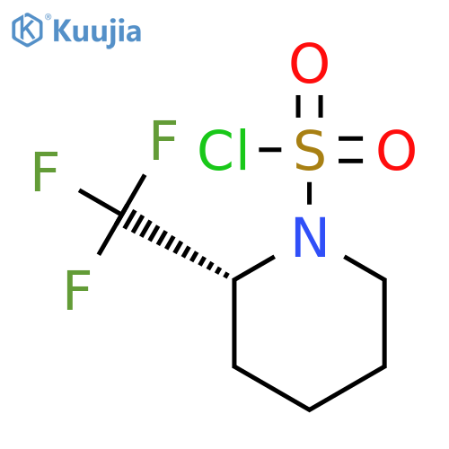 (R)-2-Trifluoromethylpiperidinesulfonyl chloride structure
