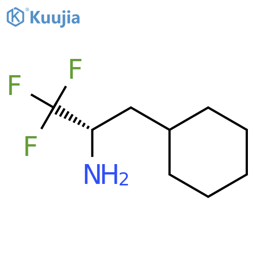 (S)-3-Cyclohexyl-1,1,1-trifluoropropan-2-amine structure