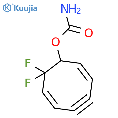 2,6-Cyclooctadien-4-yn-1-ol, 8,8-difluoro-, 1-carbamate structure