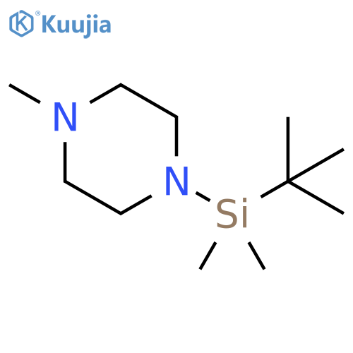 Piperazine, 1-[(1,1-dimethylethyl)dimethylsilyl]-4-methyl- structure