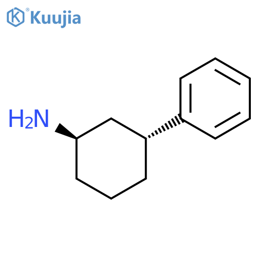 (1R,3R)-3-Phenyl-cyclohexylamine structure