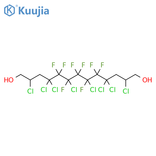 1,13-Tridecanediol,2,4,4,6,8,10,10,12-octachloro-5,5,6,7,7,8,9,9-octafluoro- structure