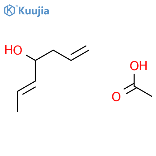 1,5-HEPTADIEN-4-OL, ACETATE structure