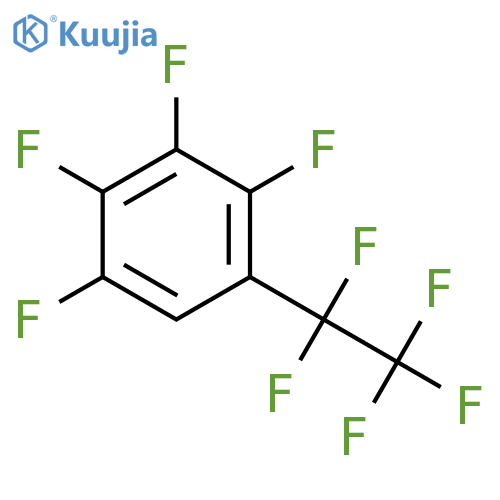 1,2,3,4-Tetrafluoro-5-(pentafluoroethyl)benzene structure
