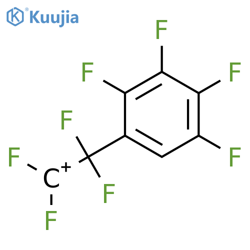 Ethylium, 1,1,2,2-tetrafluoro-2-(2,3,4,5-tetrafluorophenyl)- structure