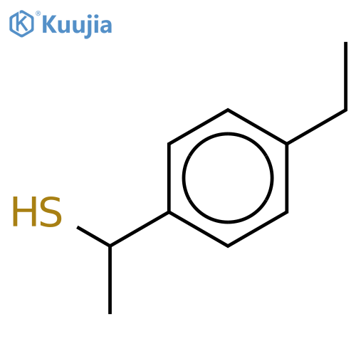 1-(4-ethylphenyl)ethane-1-thiol structure