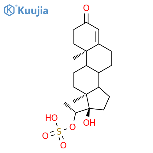 4-Pregnen-17a, 20b-diol-3-one-20-sulfate structure