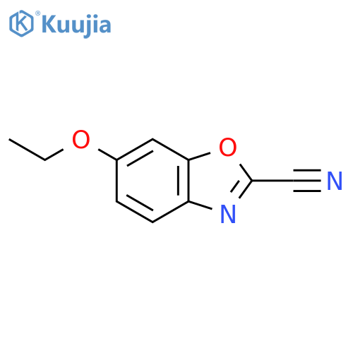 2-Benzoxazolecarbonitrile, 6-ethoxy- structure