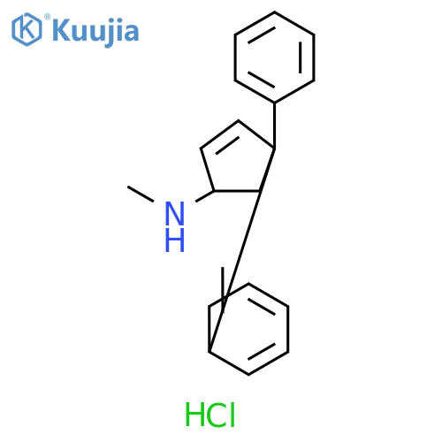 2-Cyclopenten-1-amine, N-methyl-4,4-diphenyl-, hydrochloride structure