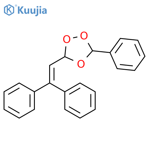 1,2,4-Trioxolane, 3-(2,2-diphenylethenyl)-5-phenyl-, trans- structure