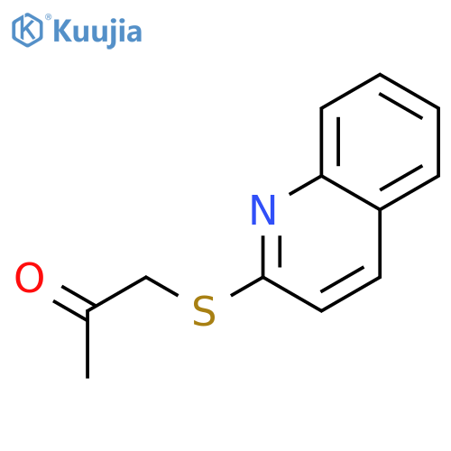 2-Propanone,1-(2-quinolinylthio)- structure