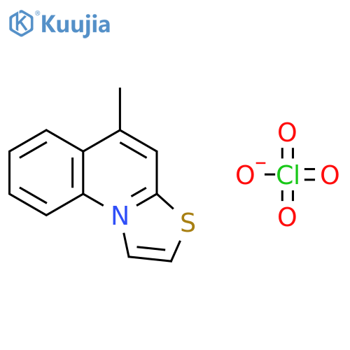 5-methyl-[1,3]thiazolo[3,2-a]quinolin-10-ium;perchlorate structure