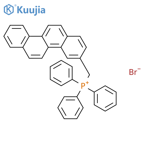 Phosphonium, (3-chrysenylmethyl)triphenyl-, bromide structure