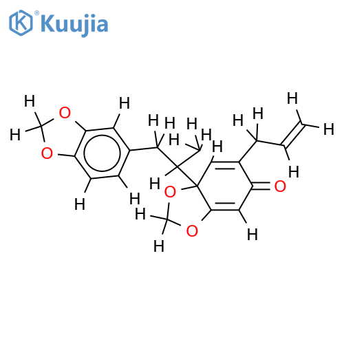 Delta8-3',6'-dihydro-3,4,3',4'-bis-methylenedioxy-6'-oxo-8.3'-neolignan structure
