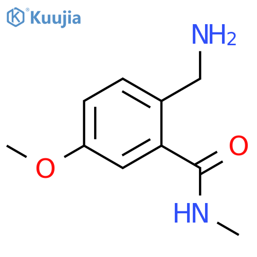2-(Aminomethyl)-5-methoxy-N-methylbenzamide structure