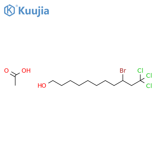 1-Undecanol, 9-bromo-11,11,11-trichloro-, acetate structure