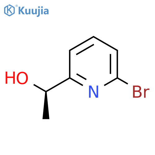 (1R)-1-(6-bromopyridin-2-yl)ethan-1-ol structure