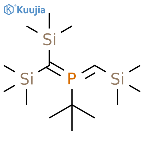 Phosphorane,[bis(trimethylsilyl)methylene](1,1-dimethylethyl)[(trimethylsilyl)methylene]- structure