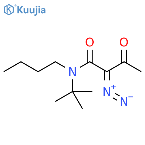 Butanamide, N-butyl-2-diazo-N-(1,1-dimethylethyl)-3-oxo- structure