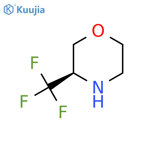 (3R)-3-(trifluoromethyl)morpholine structure