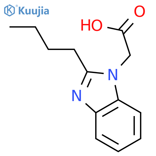(2-Butyl-benzoimidazol-1-yl)-acetic Acid structure