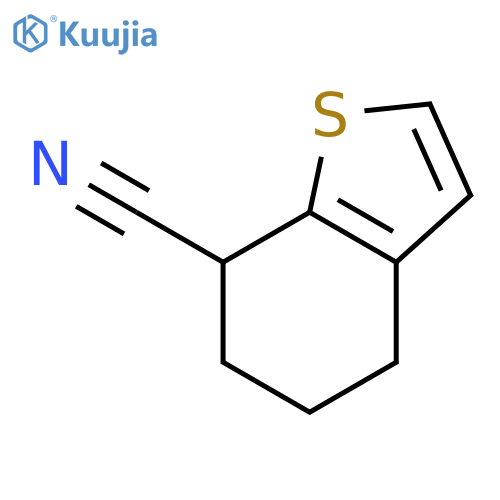 Benzo[b]thiophene-7-carbonitrile, 4,5,6,7-tetrahydro- structure