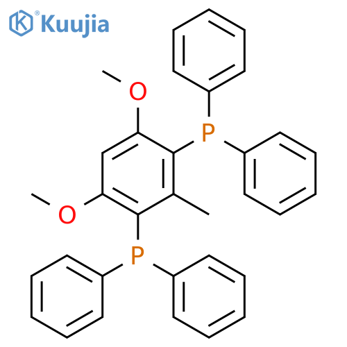 Phosphine, (4,6-dimethoxy-2-methyl-1,3-phenylene)bis[diphenyl- structure