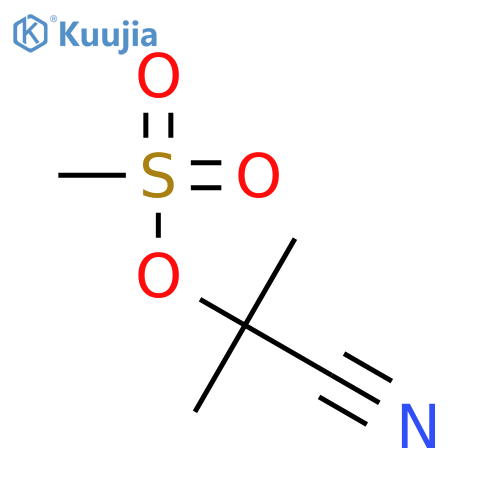 1-Cyano-1-methylethyl methanesulfonate structure