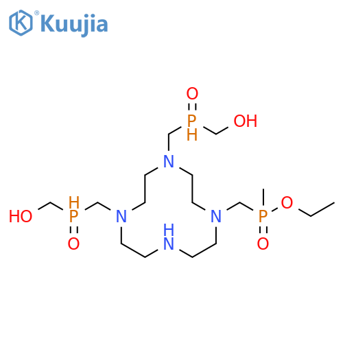 Phosphinic acid,[1,4,7,10-tetraazacyclododecane-1,4,7-triyltris(methylene)]tris[methyl- structure