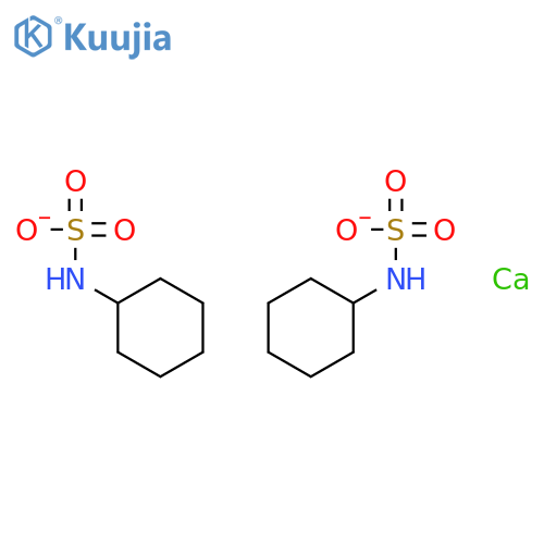 calcium bis(N-cyclohexylsulfamate) structure