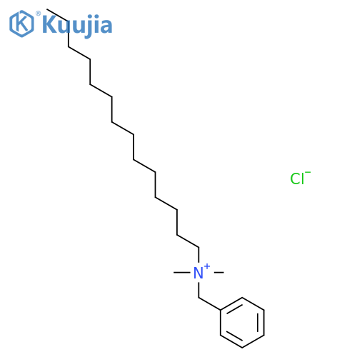 Benzyldimethyltetradecylammonium Chloride structure