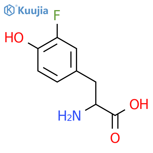 Tyrosine, 3-fluoro- structure