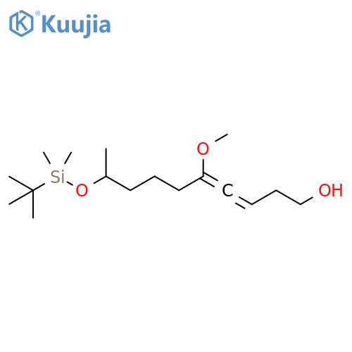 3,4-Decadien-1-ol, 9-[[(1,1-dimethylethyl)dimethylsilyl]oxy]-5-methoxy- structure