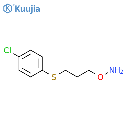 Hydroxylamine, O-[3-[(4-chlorophenyl)thio]propyl]- structure