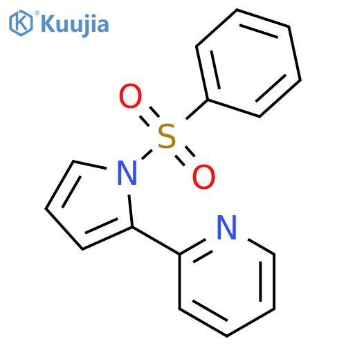 1H-Pyrrole, 1-(phenylsulfonyl)-2-(2-pyridinyl)- structure