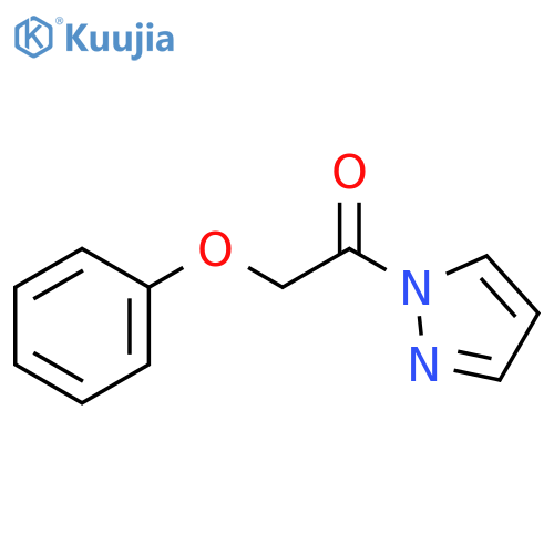 1H-Pyrazole, 1-(phenoxyacetyl)- structure