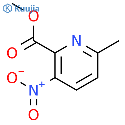 2-Pyridinecarboxylicacid,6-methyl-3-nitro-,methylester(9CI) structure
