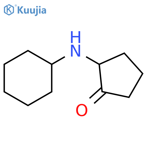 Cyclopentanone, 2-(cyclohexylamino)- structure