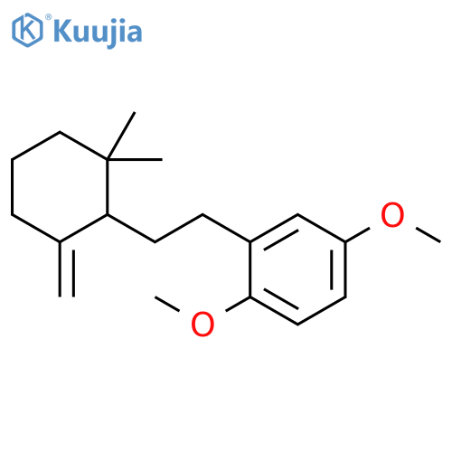 Benzene,2-[2-(2,2-dimethyl-6-methylenecyclohexyl)ethyl]-1,4-dimethoxy- structure