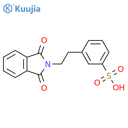 Benzenesulfonic acid,3-[2-(1,3-dihydro-1,3-dioxo-2H-isoindol-2-yl)ethyl]- structure