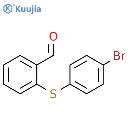 Benzaldehyde, 2-[(4-bromophenyl)thio]- structure