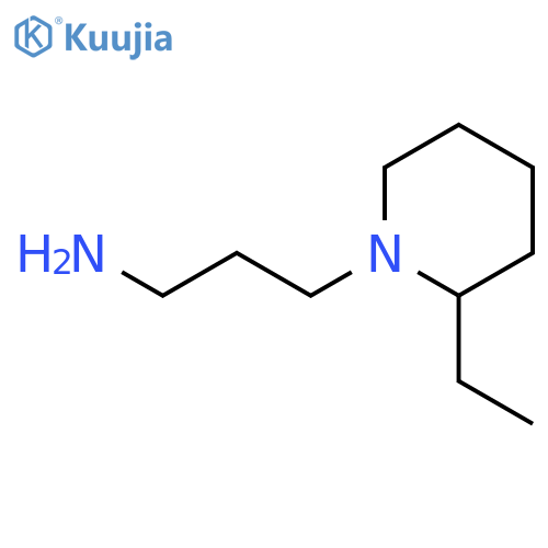 3-(2-Ethylpiperidin-1-yl)propan-1-amine structure