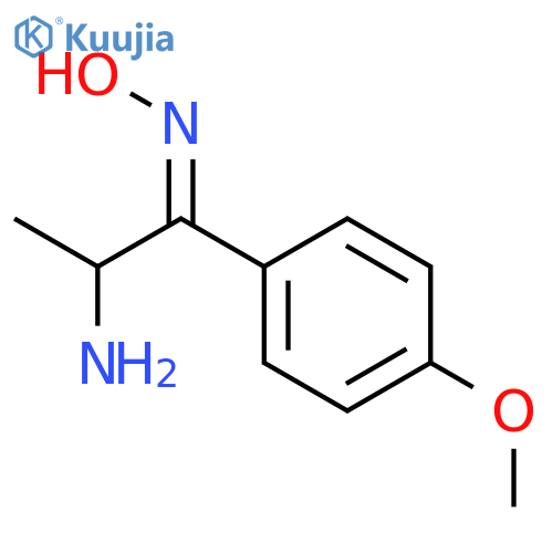 1-Propanone, 2-amino-1-(4-methoxyphenyl)-, oxime, (Z)-(±)- structure