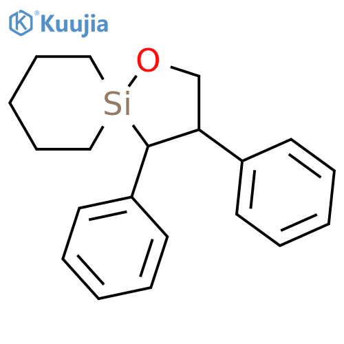 1-Oxa-5-silaspiro[4.5]decane, 3,4-diphenyl- structure